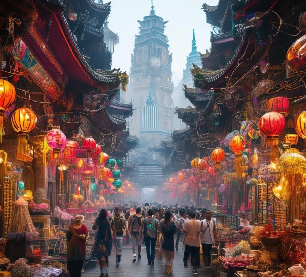走进富华商贸城，一场视觉与嗅觉的盛宴